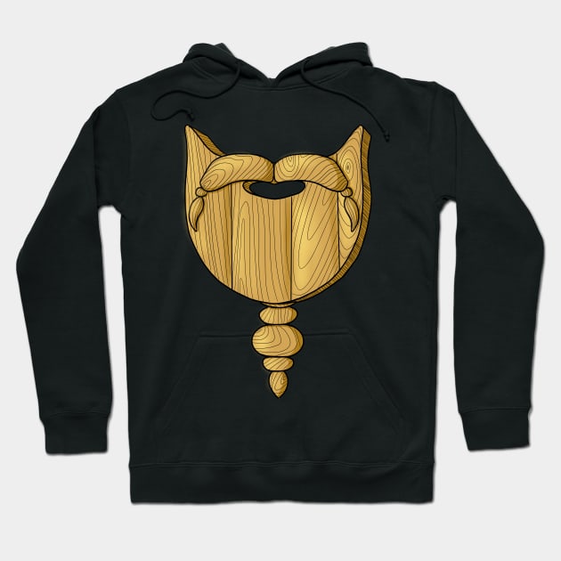 Wooden Beard Hoodie by The Craft ACE